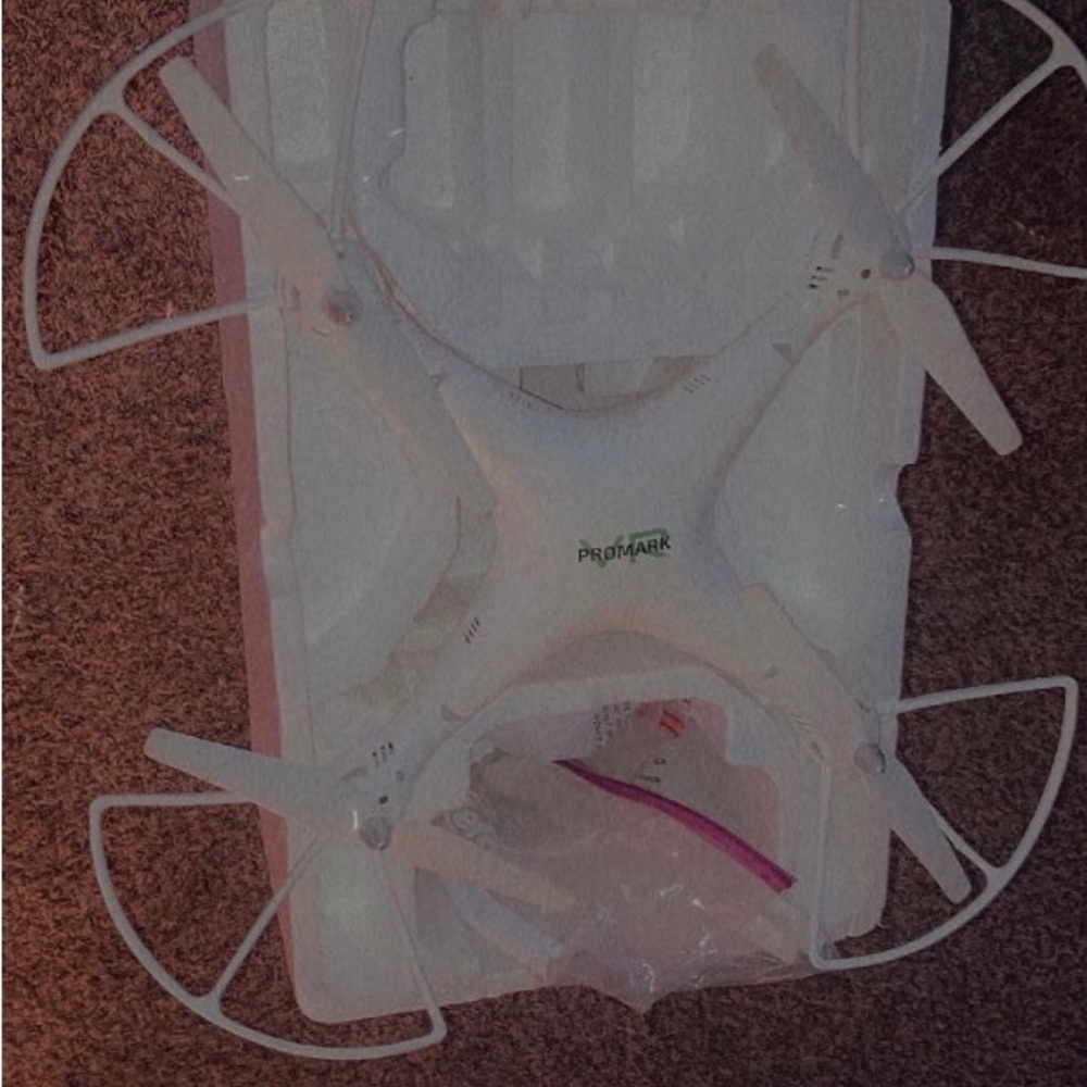 Promark White Drone with Propeller Guards